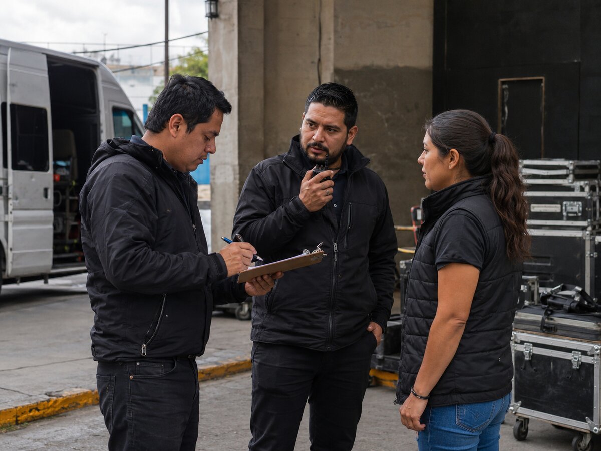 Coordinación de crew con radios
